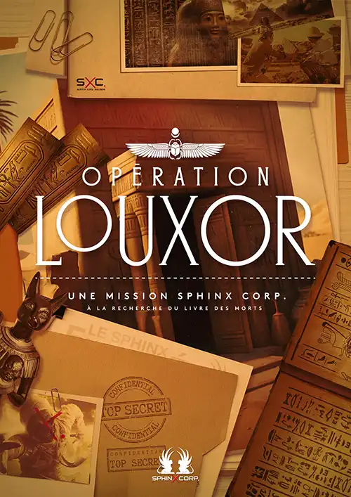 Opération louxor - Escape Game Egypte à Toulouse - SPHINX Corp. Escape